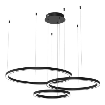 LED luster na sajli GALAXIA LED/85W/230V crno