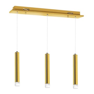 LED luster na sajli GOLDIE 3xLED/15W/230V zlatna