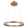 LED luster na sajli HASHIM LED/34W/230V pr. 60 cm bakrena