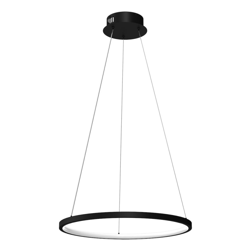LED luster na sajli HOOP LED/27W/230V pr. 50 cm 4000K crno