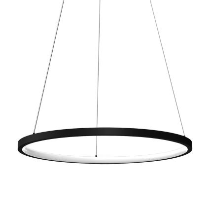 LED luster na sajli HOOP LED/27W/230V pr. 50 cm 4000K crno