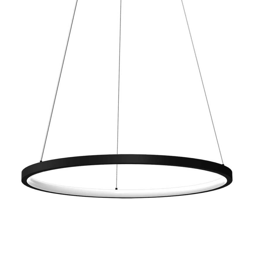 LED luster na sajli HOOP LED/27W/230V pr. 50 cm 4000K crno