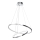 LED luster na sajli HOOP LED/51W/230V pr. 60 cm 4000K sjajni krom