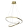 LED luster na sajli HOOP LED/51W/230V pr. 60 cm 4000K zlatna