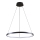 LED luster na sajli LEA LED/20W/230V 4000K, prečnika 50 cm, crne boje