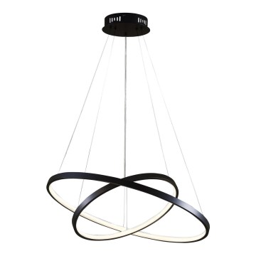 LED luster na sajli LEA LED/35W/230V 4000K pr. 60 cm crno