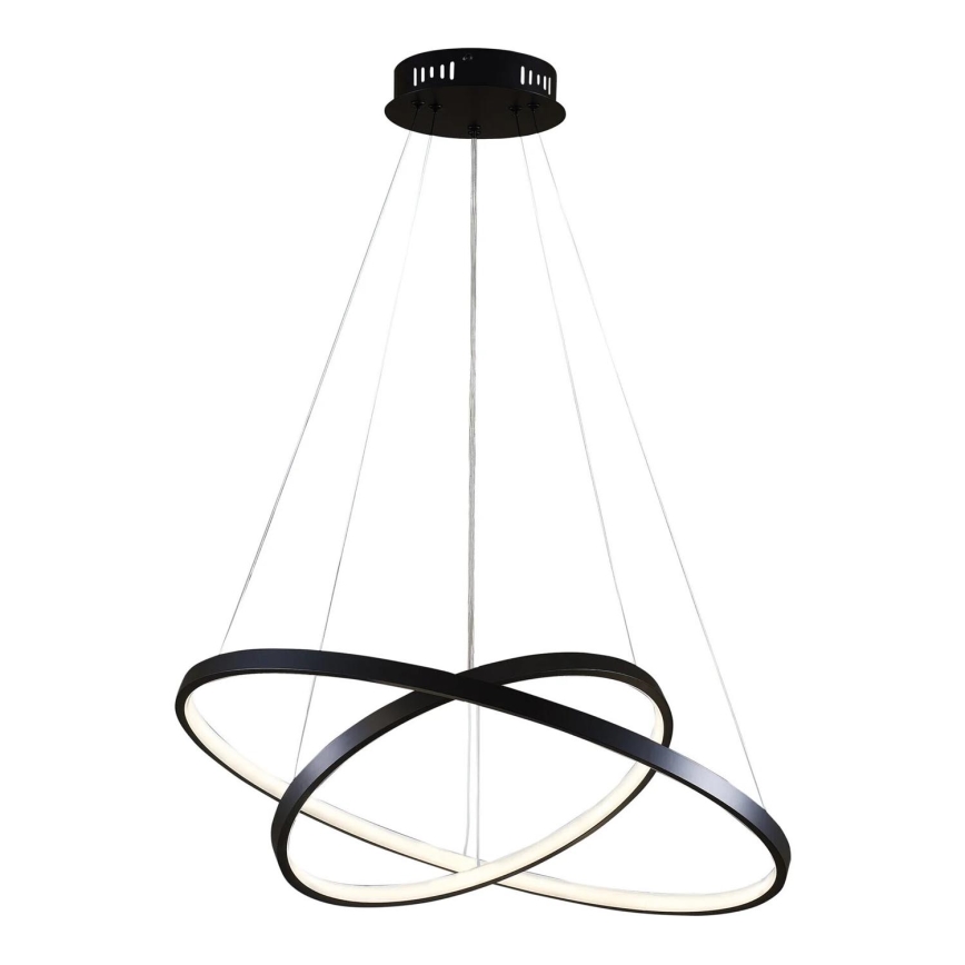 LED luster na sajli LEA LED/35W/230V 4000K pr. 60 cm crno