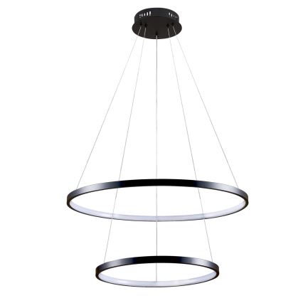 LED luster na sajli LEA LED/35W/230V 4000K pr. 60 cm crno