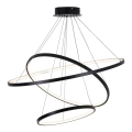 LED luster na sajli LEA LED/60W/230V 4000K pr. 80 cm crno