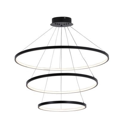 LED luster na sajli LEA LED/60W/230V 4000K pr. 80 cm crno