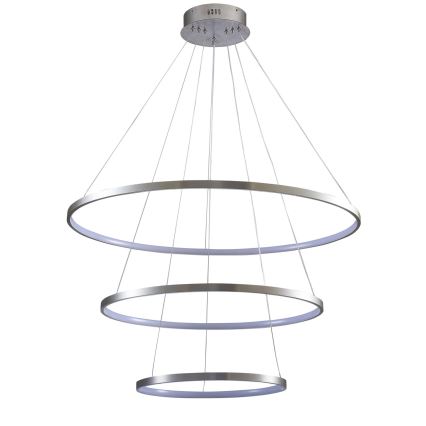 LED luster na sajli LEA LED/60W/230V 4000K pr. 80 cm mat krom