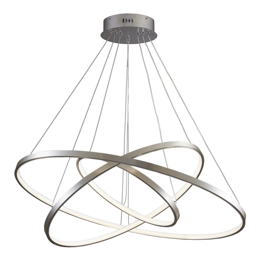 LED luster na sajli LEA LED/60W/230V 4000K pr. 80 cm mat krom