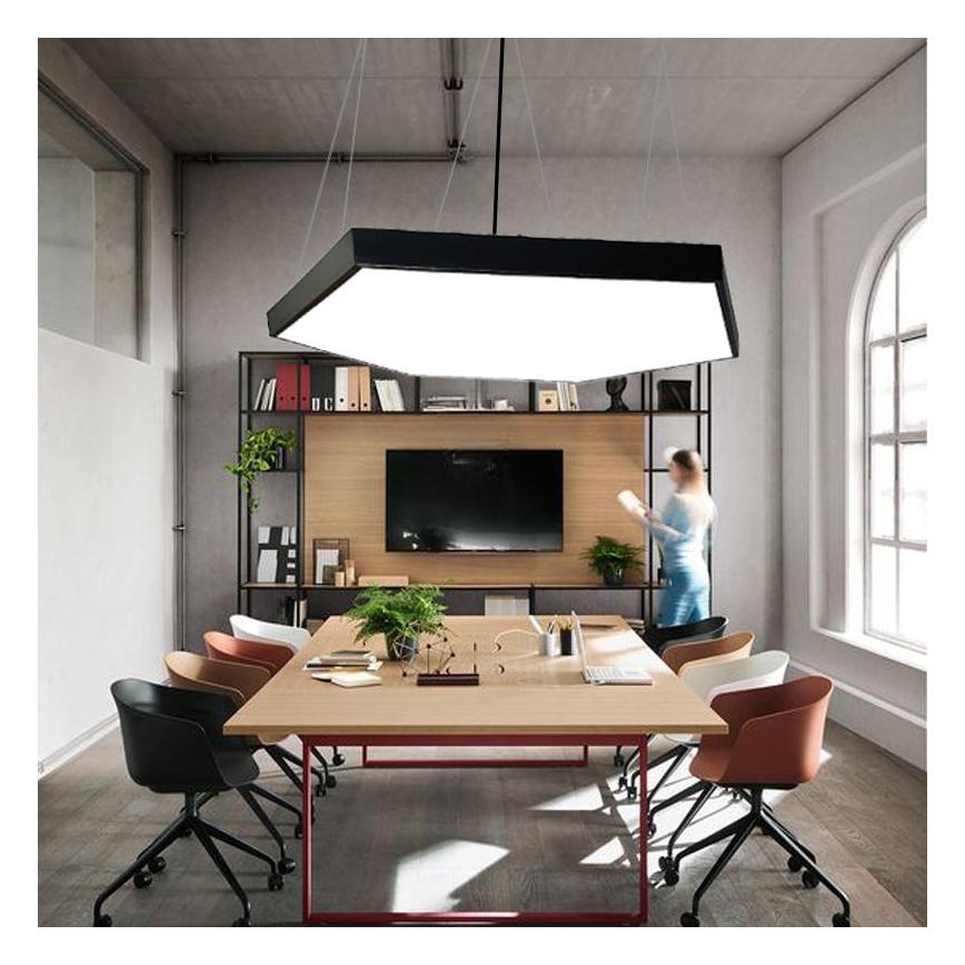 LED luster na sajli LED/120W/230V 4000K pr. 120 cm