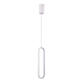 LED luster na sajli LED/13W/230V 3000K bela