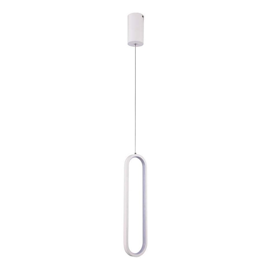 LED luster na sajli LED/13W/230V 3000K bela