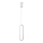 LED luster na sajli LED/13W/230V 3000K bela