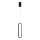 LED luster na sajli LED/13W/230V 3000K crno