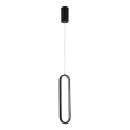 LED luster na sajli LED/13W/230V 4000K crno