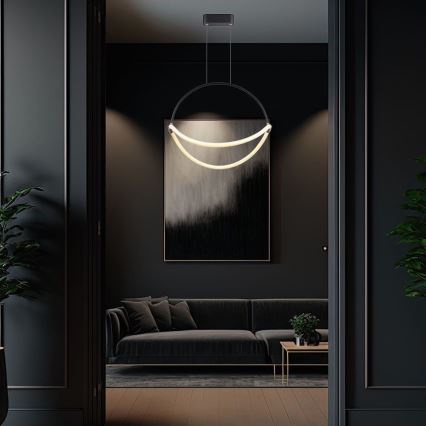 LED luster na sajli LED/16W/230V 4000K pr. 50 cm