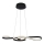 LED luster na sajli LED/18W/230V 3000K crno