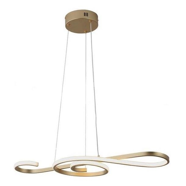 LED luster na sajli LED/18W/230V 3000K zlatna