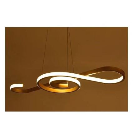 LED luster na sajli LED/18W/230V 3000K zlatna