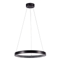 LED luster na sajli LED/19W/230V 3000K crno