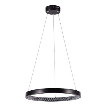 LED luster na sajli LED/19W/230V 4000K crno