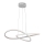 LED luster na sajli LED/20W/230V 3000K bela