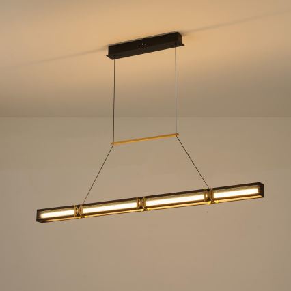LED luster na sajli LED/21W/230V 3000K 45x120 cm