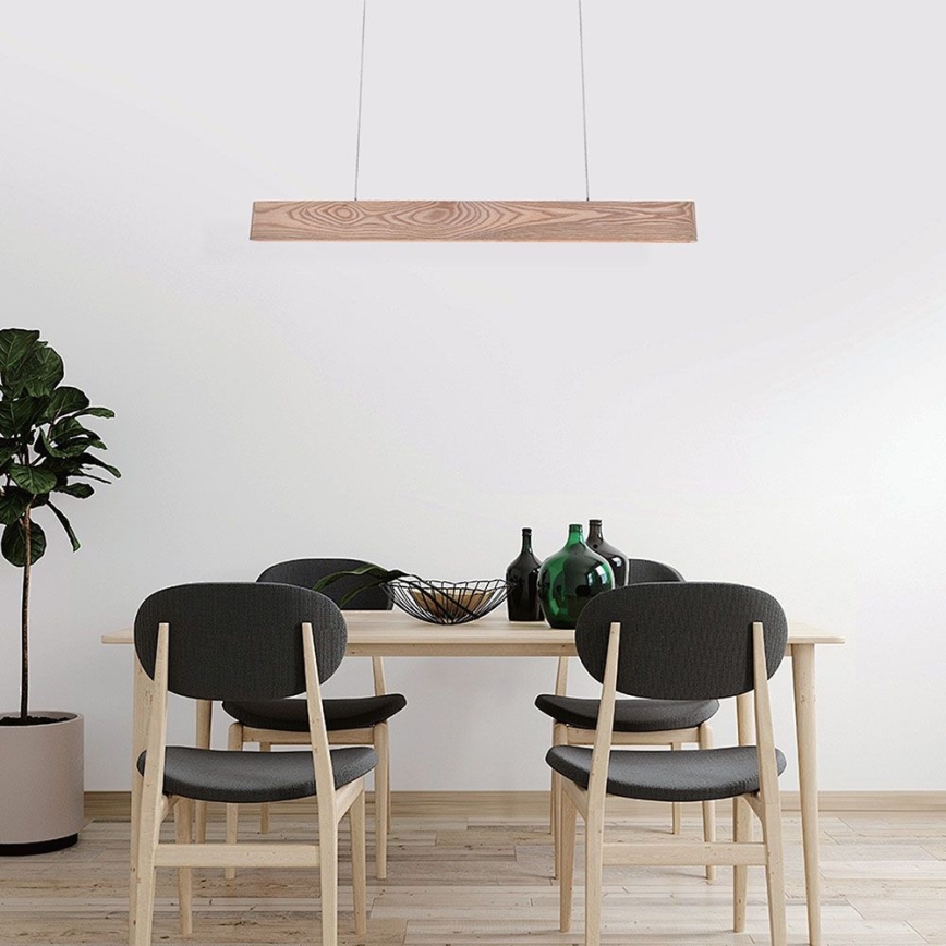 LED luster na sajli LED/24W/230V 3000K braon