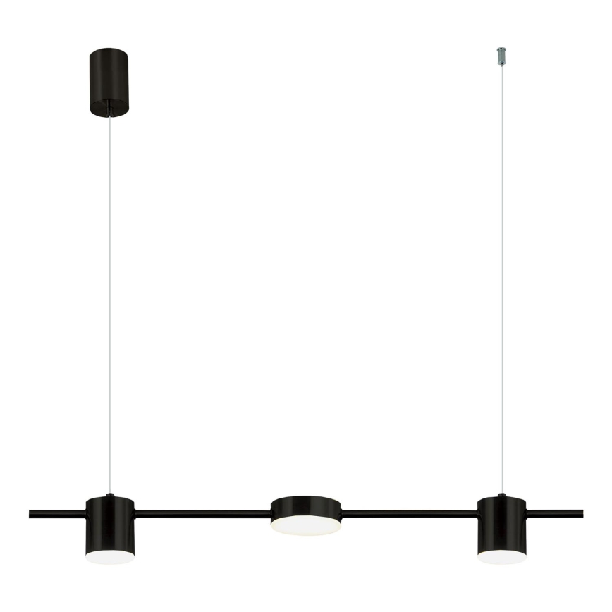 LED luster na sajli LED/24W/230V 3000K crno