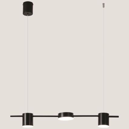 LED luster na sajli LED/24W/230V 3000K crno