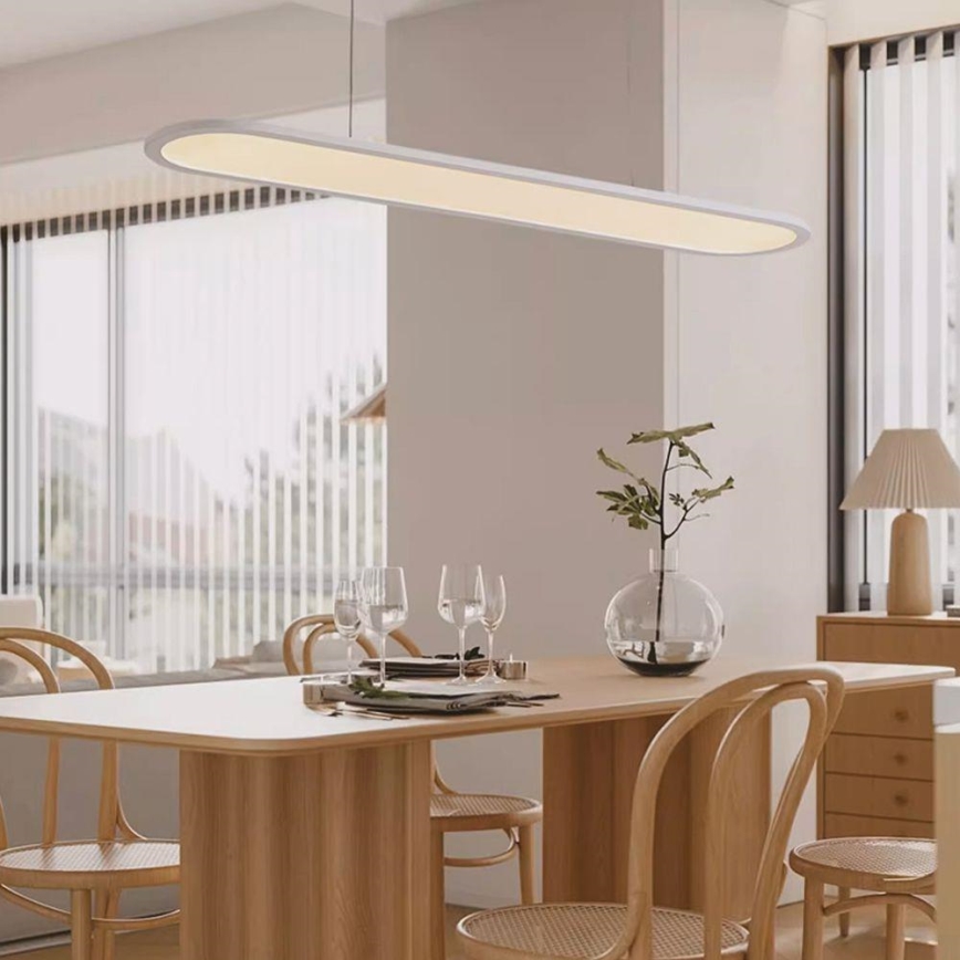LED luster na sajli LED/24W/230V 4000K bela