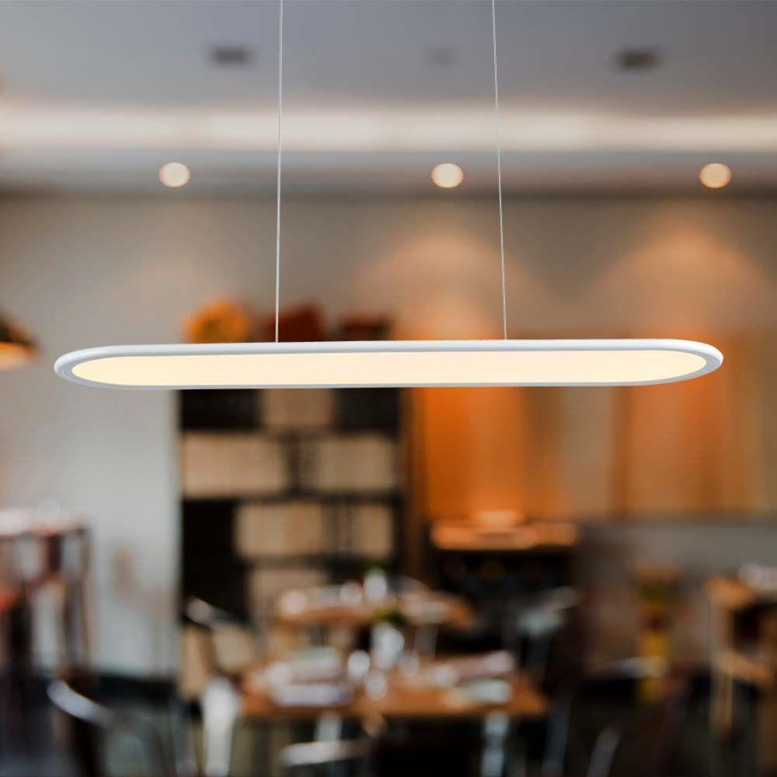 LED luster na sajli LED/24W/230V 4000K bela