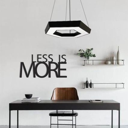 LED luster na sajli LED/28W/230V 4000K prečnik 60 cm