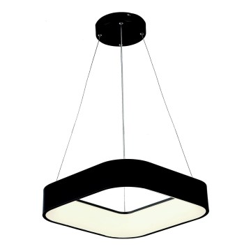 LED luster na sajli LED/30W/230V 3000K 45x45 cm crno