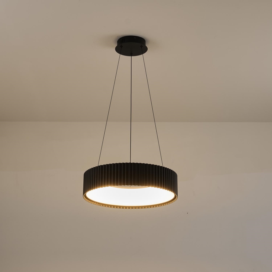LED luster na sajli LED/30W/230V 3000K crno