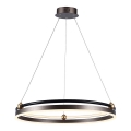LED luster na sajli LED/30W/230V 3000K pr. 62 cm braon