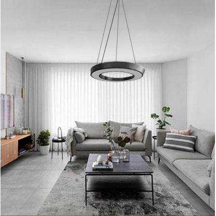 LED luster na sajli LED/30W/230V 4000K prečnik 60 cm