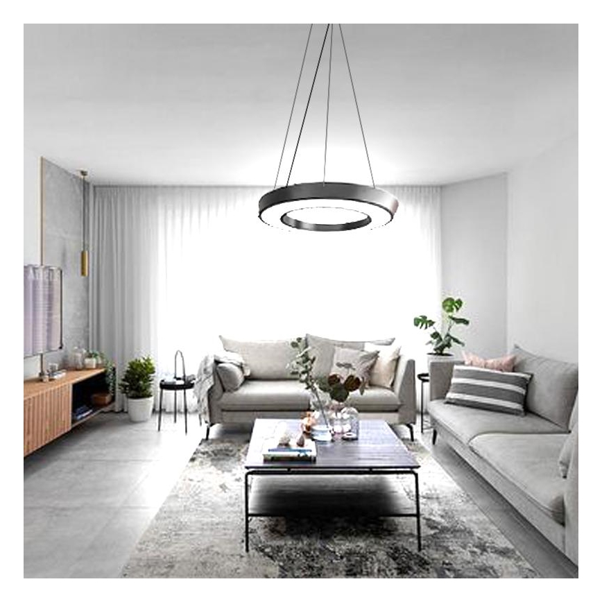 LED luster na sajli LED/30W/230V 4000K prečnik 60 cm