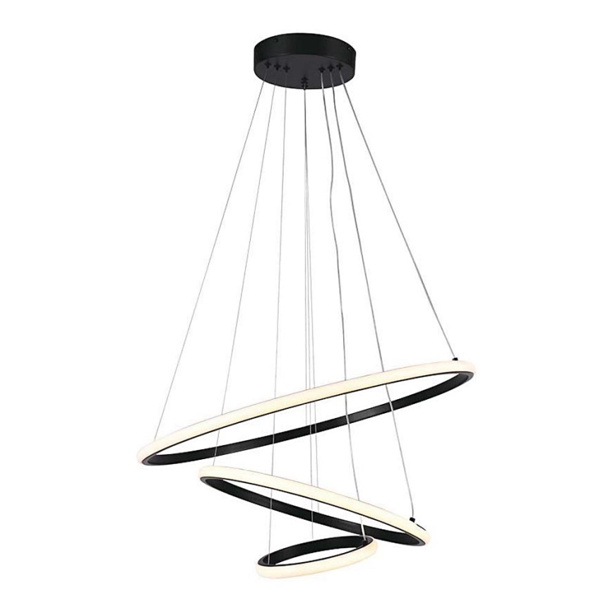LED luster na sajli LED/32W/230V 3000K crno