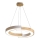 LED luster na sajli LED/32W/230V 4000K bela/drvo
