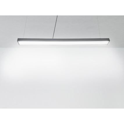 LED luster na sajli LED/32W/230V 4000K pr. 120 cm crno