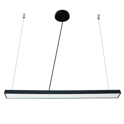 LED luster na sajli LED/32W/230V 4000K pr. 120 cm crno