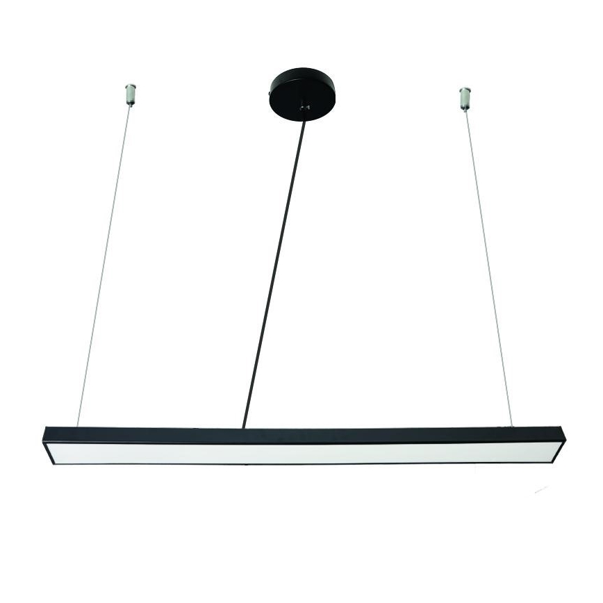 LED luster na sajli LED/32W/230V 4000K pr. 120 cm crno