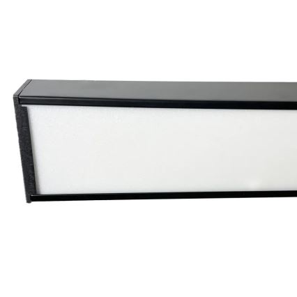 LED luster na sajli LED/32W/230V 4000K pr. 120 cm crno