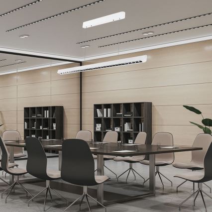 LED luster na sajli LED/36W/230V 3000/4000/6400K bela