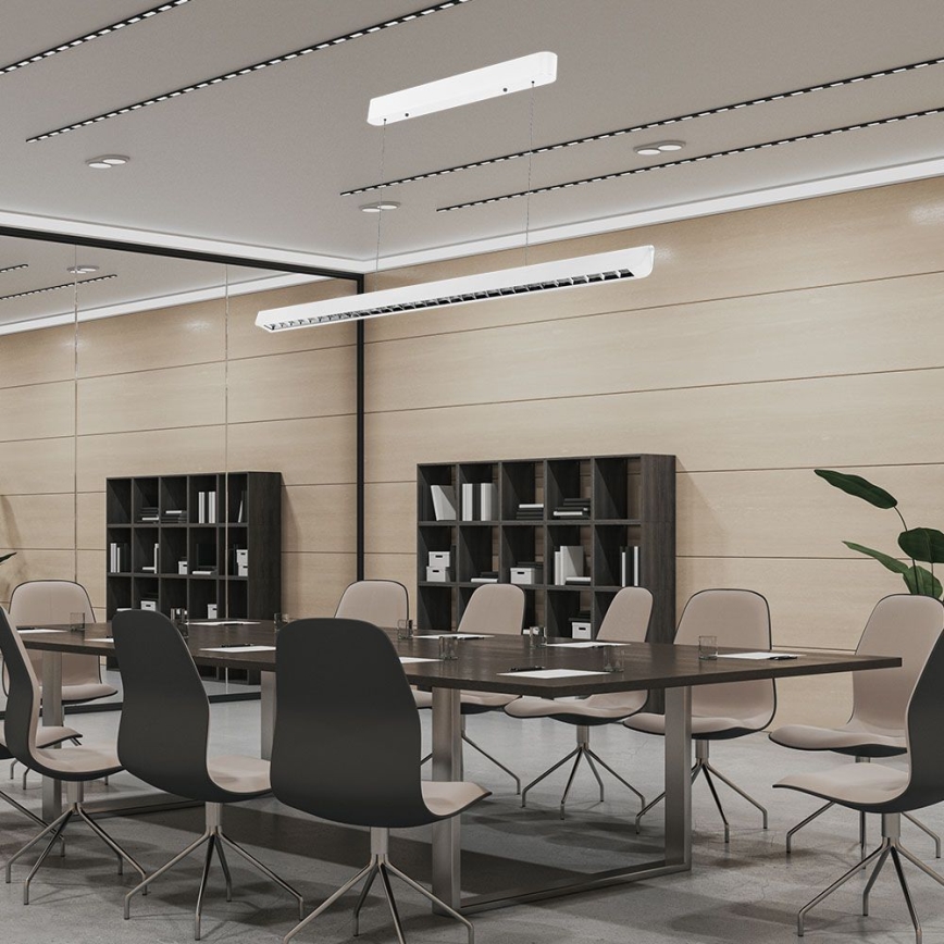 LED luster na sajli LED/36W/230V 3000/4000/6400K bela