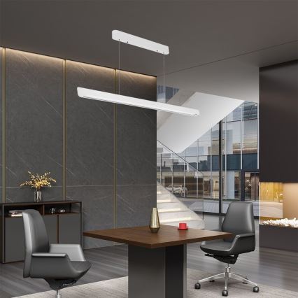 LED luster na sajli LED/36W/230V 3000/4000/6400K bela
